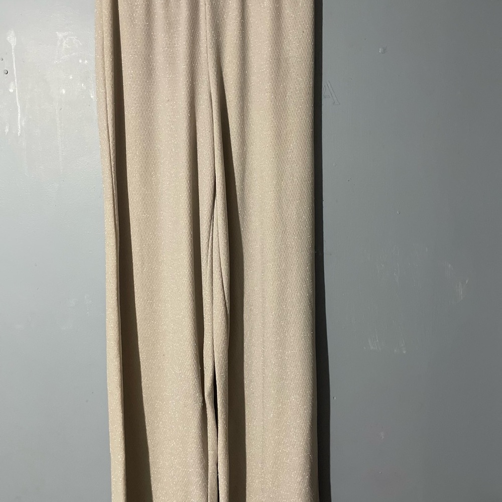 Almost Famous Shimmering Cream Fabric